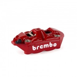 Pinza de freno radial derecha roja Brembo Racing M4 100 mm