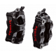 Brembo black front brake calipers for Ducati
