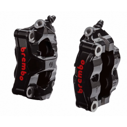 Brembo black front brake calipers for Ducati