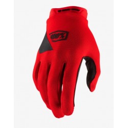 100% Ridecamp children´s red gloves