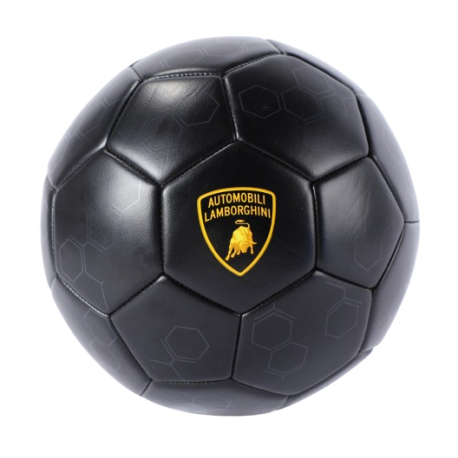 Pallone da calcio nero Lamborghini misura 5