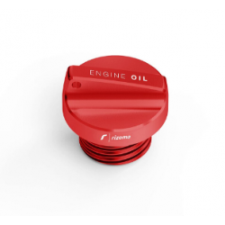 Bouchon d'huile moteur rouge Rizoma pour Ducati TP123R