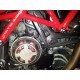 Tapa central de correas Ducati Diavel en carbono