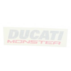 Autocollant réservoir gris-rouge Ducati OEM 43819291AA