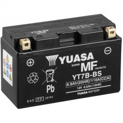 Bateríade altas prestaciones Yuasa YT7B-BS Especialmente para Ducati