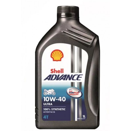 Huile Synthétique Shell Advance Ultra AX7 4T 10W/40 1 Litre