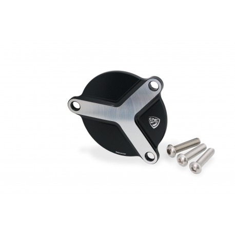 Cover coperchio filtro olio nero CNC Racing per Ducati Diavel V4