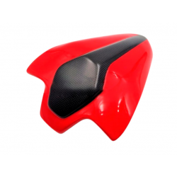 Shine carbon passenger seat cover for Ducati Panigale-Streetfighter V2-V4