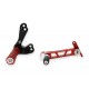 CNC Racing red adjustable footpegs for Ducati Streetfighter 848-1098