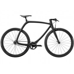 Bicicleta de carbono Rizoma Metropolitan Bike R77 Cosmic Black Shiny
