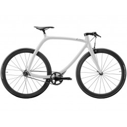 Bicicleta de carbono Rizoma Metropolitan Bike R77 Lunar White Matte