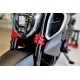 Piastre di sterzo inferiore rosso CNC Racing per Ducati Diavel V4
