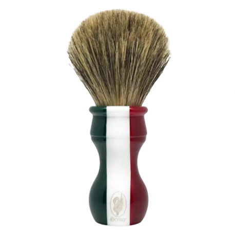 Pennello da barba misto con bandiera italiana da 26mm Extrò