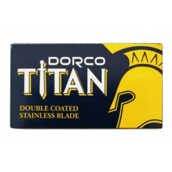 Hojas de afeitar de doble filo Dorco Titan 10 unidades