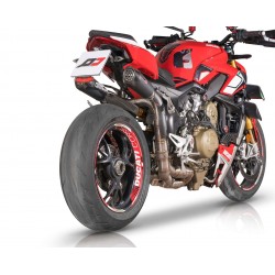 Portamatrículas para escape QD Exhaust para Ducati Streetfighter V4 (+2022)