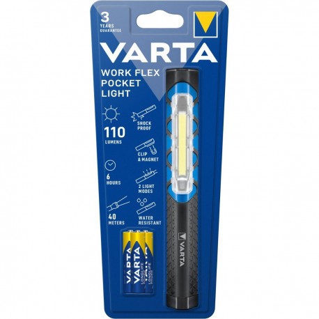 Lanterna portátil de bolso Varta + 3 pilhas AAA