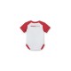Baby white romper Ducati Corse shield 2386001