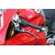 CNC Racing Red Race carbon folding clutch lever for Ducati