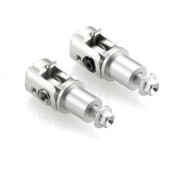 Rizoma Footrests Articulated/rigid PE606A adapters for Ducati.