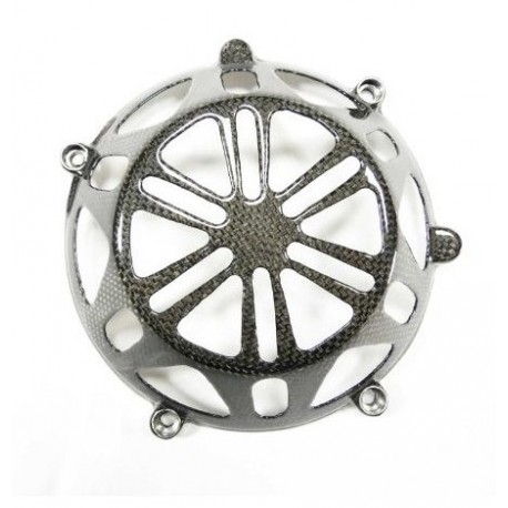 Open dry clutch cover in carbon for Ducati