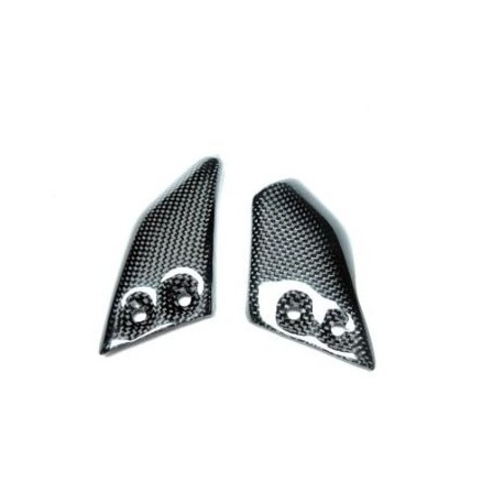 Carbon front heel guard for Ducati