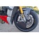 Aireadores de disco de freno carbono brillo CNC Racing para Ducati