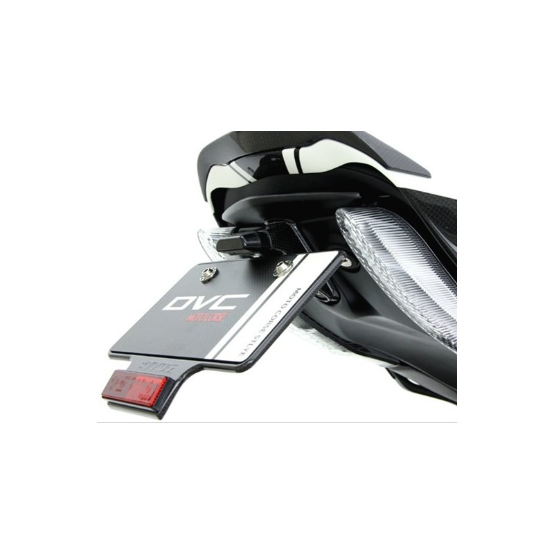 Porta matrículas de carbono MotoCorse DVC para Ducati Diavel
