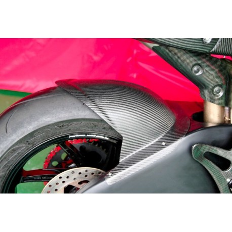 Carbon dry GP Style rear fender for Ducati Desmosedici