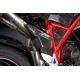 Carbon exhaust manifold heat guard for Ducati Superbike