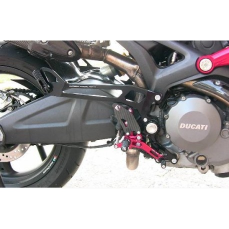 Estriberas regulables Ducabike SP para Ducati Monster.