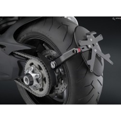 Support de plaque Rizoma "Side arm" Ducati Diavel