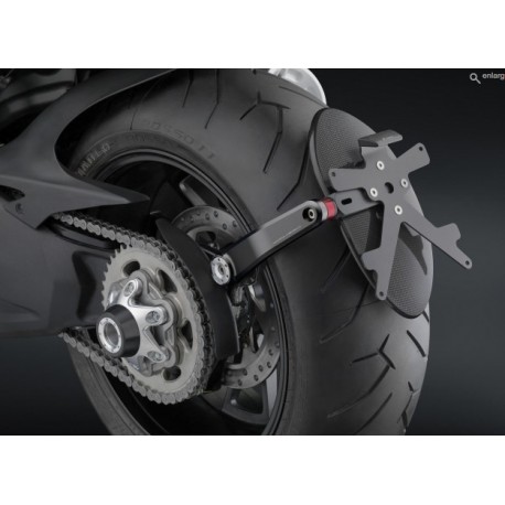 Soport de matrícula Rizoma "Side arm" Ducati Diavel