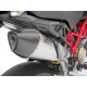 Escapes Zard para Ducati Hypermotard Penta en aluminio no homologado