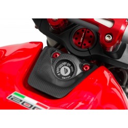 CNC Racing Carbon key cover for Ducati Monster 821-1200