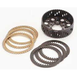 EVR Z48 dry clutch housing and disc set for Ducati.