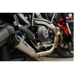 Escape de aço inoxidável para Ducati scrambler fm-projetos