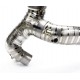 D75 Titanium front pipes kit for 899 with Termignoni silencer