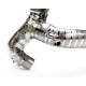 D75 Titanium front pipes kit for 1199 with Akrapovic silencer