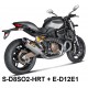 Escape AKTAPOVIC Full Titanio Ducati Monster 821/1200 