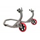 Topline rear stand for diabolo with V adapters