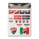 Set d'autocollants officiels Ducati Corse 2456010