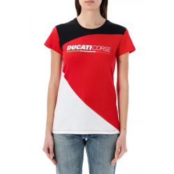 Camiseta de mujer Ducati Corse Contrast Inserts 2436007