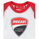 Baby white romper Ducati Corse shield 2386001