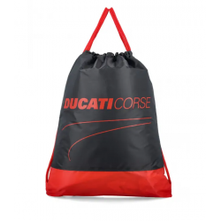 Sac à dos en tissu noir Ducati Corse Sport