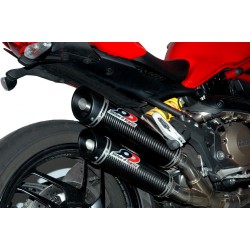 Échappement QD Magnum carbone Ducati Monster 821-1200/S